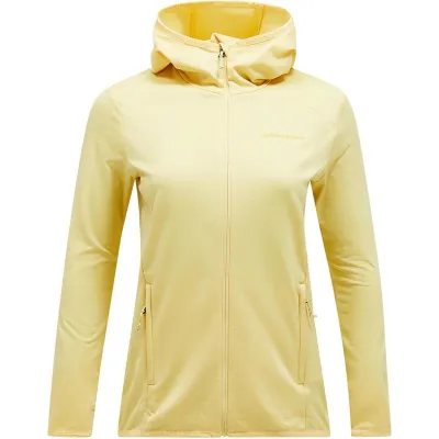 Peak Performance W Light Zip Hood Mellow Yellow, kuva 1 / 1
