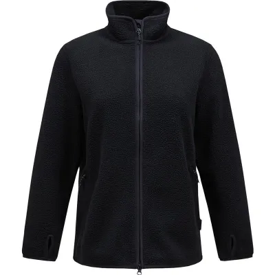 Peak Performance W Pile Zip Jacket Black, kuva 1 / 1