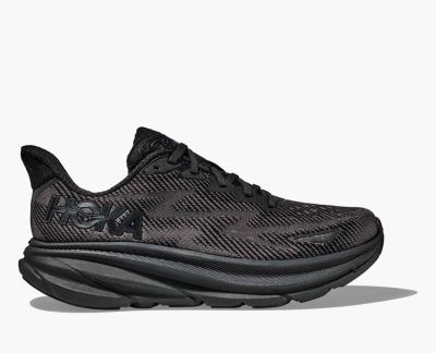 Hoka M Clifton 9 Wide Black/Black
