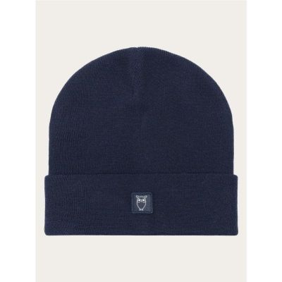 KnowledgeCotton Apparel Wool Beanie RWSanie Total Eclipse
