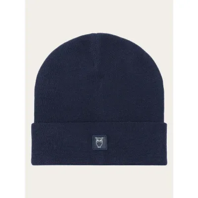 KnowledgeCotton Apparel Wool Beanie RWSanie Total Eclipse, kuva 1 / 1