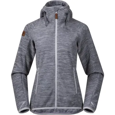 Bergans Hareid NoHood Fleece Jacket Women Aluminium, kuva 1 / 1