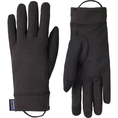 Patagonia Cap MW Liner Gloves Black