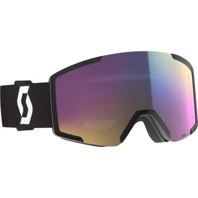 Scott Goggle Shield Black/White/Amp Teal Chrome S2