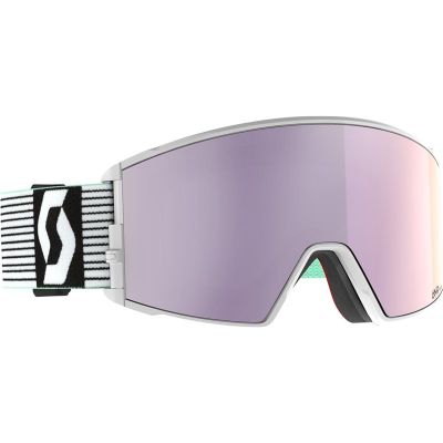 Scott Goggle React White/Mint Green Amp Lavender Chrom
