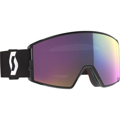 Scott Goggle React Mineral Black/White/Teal Chrome S2