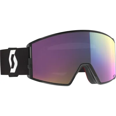 Scott Goggle React Mineral Black/White/Teal Chrome S2, kuva 1 / 1