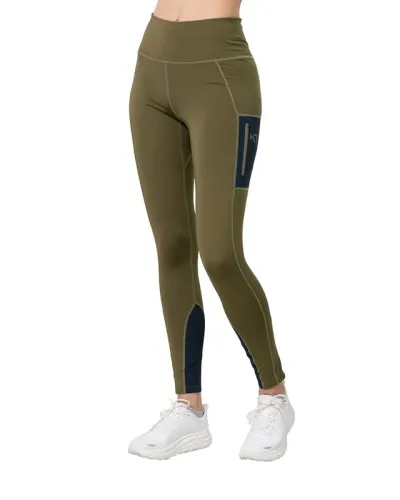 Kari Traa Ane High Waist Tights Dark Olive Green, kuva 1 / 1