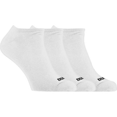 Bula 3Pk No Show Sukat Valkoiset