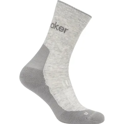 Icebreaker Women Merino Hike+ Light Crew Blizzard Hthr/Alloy, kuva 1 / 1