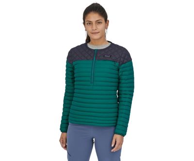 Patagonia Alplight Down Pullover Women Borealis Green
