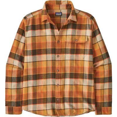 Patagonia M's L/S LW Fjord Flannel Shirt Rocky: Otter Brown