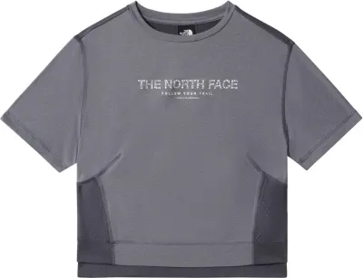 The North Face Face AO Glacier Crop SS Tee Women Vanadis Grey Light Heather, kuva 1 / 1