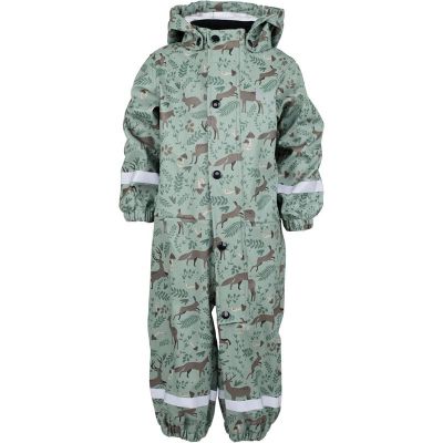 Lindberg Vattholma Rain BabyOverall Green/Brown