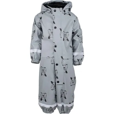 Lindberg Lekhyttan Rain BabyOverall, Fleece Grey/Black, kuva 1 / 1