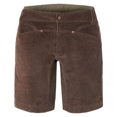 Elevenate W Après Cord Shorts Shiitake Brown