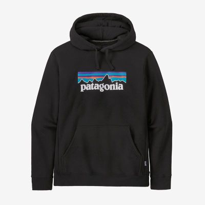 Patagonia P-6 Logo Uprisal Hoody Black