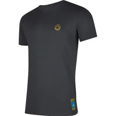 La Sportiva Climbing on the Moon T-Shirt M Carbon/Giallo, kuva 1 / 1