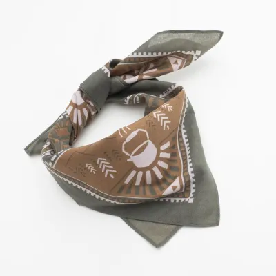 Lemmel Kaffe Scarf/Bandana/Cloth FRIMÄRKET Green, kuva 1 / 1