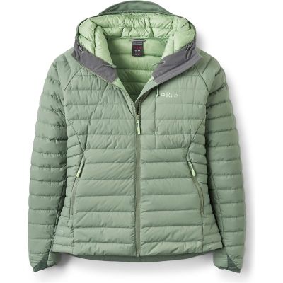 Rab Microlight Windstopper Hoody Wmns Dark Fig Green
