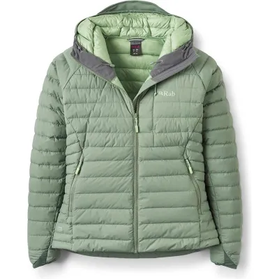 Rab Microlight Windstopper Hoody Wmns Dark Fig Green, kuva 1 / 1