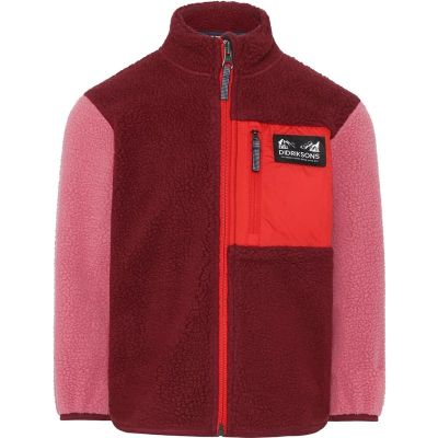 Didriksons Anten Kids Fullzip Anemon Red