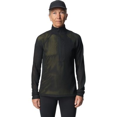 Houdini W's Pace Flow Half Zip True Black