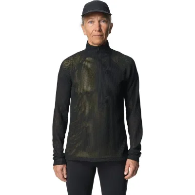 Houdini W's Pace Flow Half Zip True Black, kuva 1 / 1