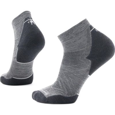 Smartwool Run Targeted Cushion Ankle Socks Medium Gray