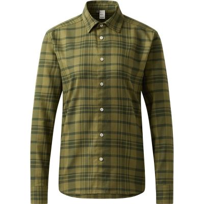 Haglöfs Virke Flannel ShirtWomen Seaweed Green/Olive Green