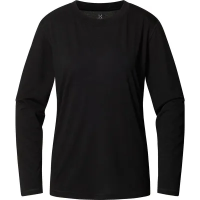 Haglöfs Kaise Wool LS Naisten T-paita True Black, kuva 1 / 1