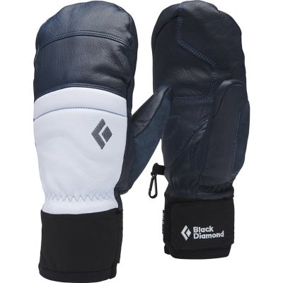 Black Diamond W Spark Mitts Charcoal-Belay Blue
