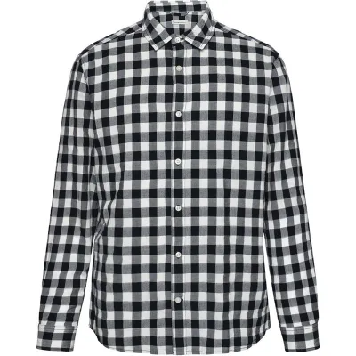 KnowledgeCotton Apparel Regular Checked Shirt Blue Check, kuva 1 / 1