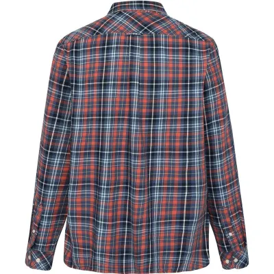 KnowledgeCotton Apparel Regular Fit Small Checked Flannel Shirt Blue Check, kuva 1 / 1