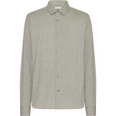 KnowledgeCotton Apparel Regular Fit Light Twill Shirt Burned Olive, kuva 1 / 1