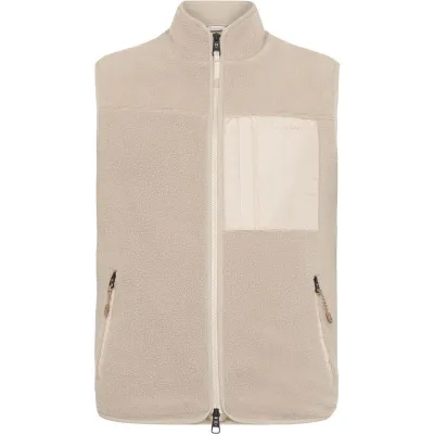KnowledgeCotton Apparel Everyday Adventure Loose Fit Zip FleeceVest Light Feather Gray, kuva 1 / 1