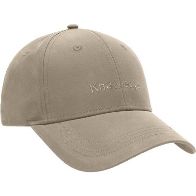 KnowledgeCotton Apparel Vent Canvas 200 Classic Cap Light Feather Gray