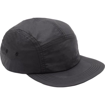 KnowledgeCotton Apparel Vent Ribstop 90 Panel 5 Cap Lightweight Black Jet