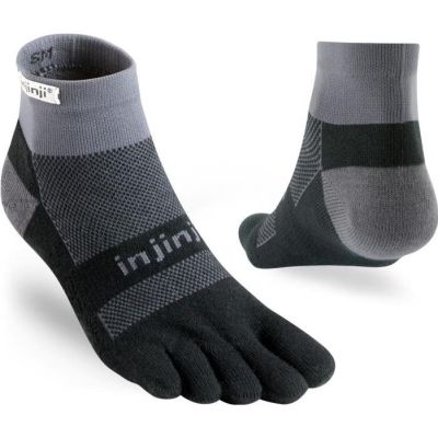 Injinji Run Midweight Mini-Crew Black/Gray