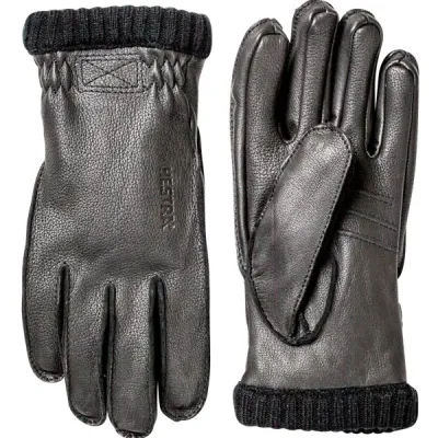 Hestra Deerskin Primaloft Rib Gloves Men Black, kuva 1 / 1