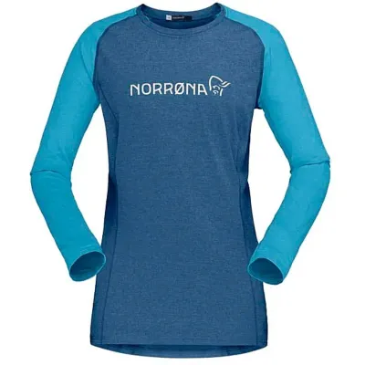 Norrøna Fjørå Equaliser Lightweight Long Sleeve(w) Mykonos Blue/Aquarius, kuva 1 / 1