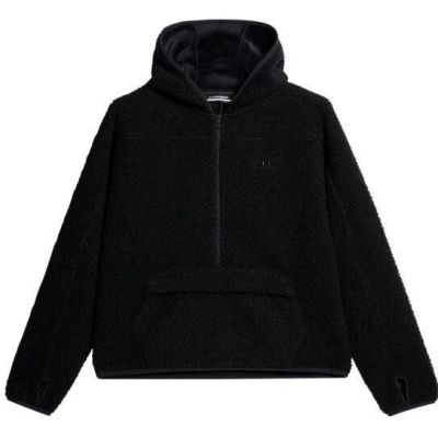 J.Lindeberg Delise Pile Hoodie Black | Alk. 55,00 €