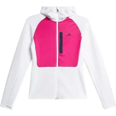 J.Lindeberg Elana Full Zip Hood White, kuva 1 / 1