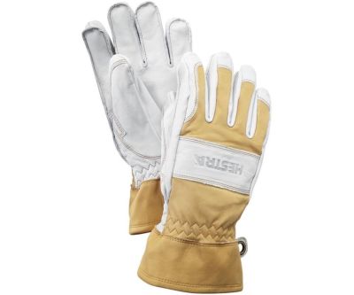Hestra Fält Guide Glove - 5 Finger Natural Yellow/Offwhite