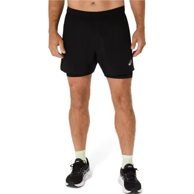 Asics Core 2N1 5In Short Men Performance Black/Performance Black, kuva 1 / 1