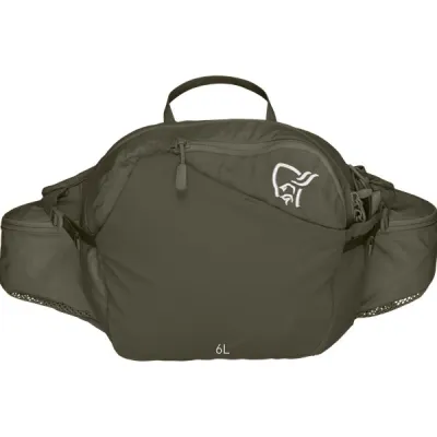 Norrøna Femund Econyl70 6L Hip Pack Olive Night, kuva 1 / 1