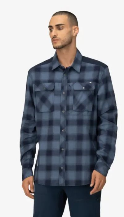 Norrøna Femund Flannel Shirt M'S Navy Blazer