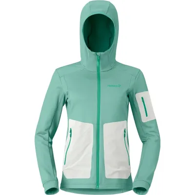 Norrøna Falketind Warm2 Stretch Hood W´s Malachite Green, kuva 1 / 1