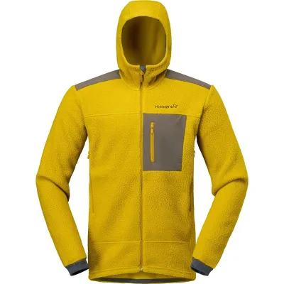 Norrøna Trollveggen Warm3 Zip Hood M'S Golden Palm, kuva 1 / 1