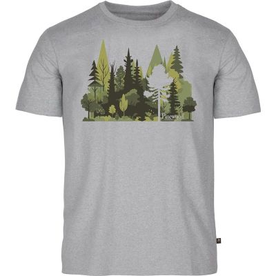 Pinewood Finnveden Recycled Outdoor T-SHIRT L.Grey Mel Forest